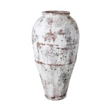 VINTAGE CLAY POT WHITE 75